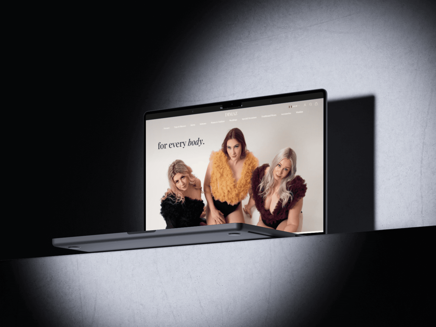 Dimaz: Shopify store redesign with custom features